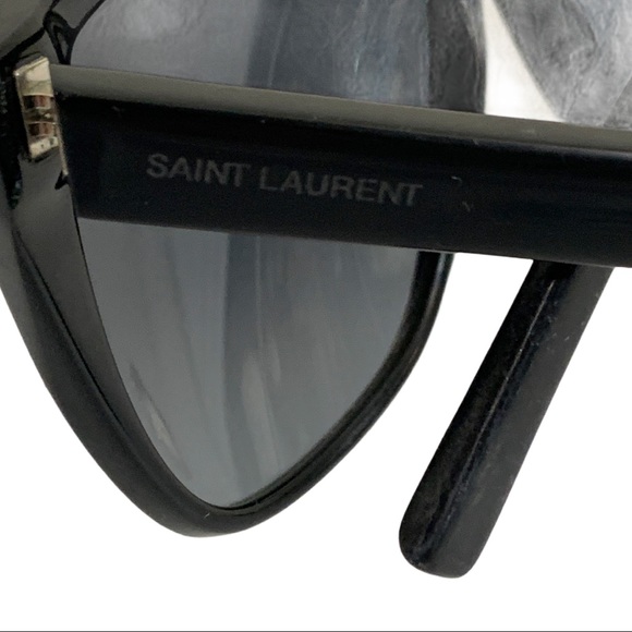 Saint Laurent SL 1 Sunglasses in Black - Picture 9 of 12
